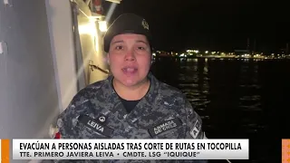 People rescued in Tocopilla after weather event