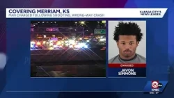 Charges filed after shooting and wrong-way crash on I-35 in Merriam over the weekend