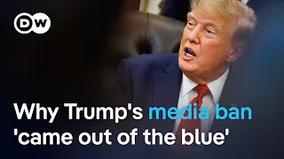 Trump bans CNN, MS NOW and Politico from White House | DW News