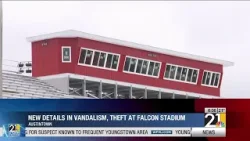 Новые подробности актов вандализма и кражи на стадионе «Фалкон». Новые подробности актов вандализма и кражи на стадионе «Фалкон».