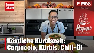 Delicious Pumpkin Season: Carpaccio, Pumpkin, Chili Oil | RECIPE OF THE WEEK
