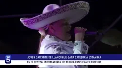 CANTANTE DE LLANQUIHUE GANA CATEGORÍA ESTÁNDAR DEL FESTIVAL INTERNACIONAL DE LA MÚSICA MEXICANA