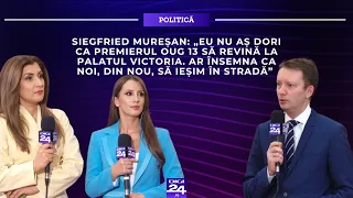 Siegfried Mureșan: „Eu nu aș dori ca premierul OUG 13 să revină la Palatul Victoria”