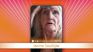 TV Oranje app video message - Jannie Souilljee