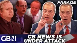 Nigel Farage's SCATHING reply to Andrew Neil, Adam Boulton, and Nick Robinson for attacking GB News