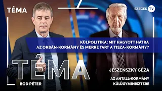 Jeszenszky Géza: a keleti nyitásnál éreztem először, hogy rossz irányba megyünk – Téma 2026. 09. 21.