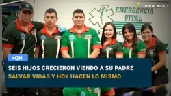 Seis hijos crecieron viendo a su padre salvar vidas y hoy hacen lo mismo