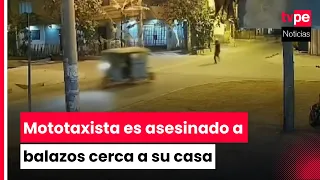 Comas: Mototaxi driver dies after being shot more than 10 times during armed attack