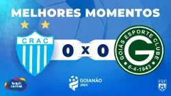 MELHORES MOMENTOS DE CRAC 0 X GOIÁS 0 | GOIANÃO 2025 NA TBC | 02/03/2025