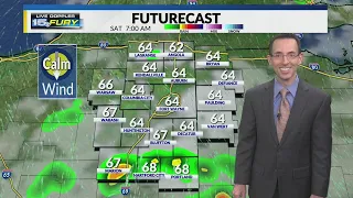 Some Saturday morning rain possible