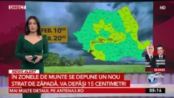 Cod portocaliu de viscol în zonele montane din vestul și centrul țării Cod portocaliu de viscol în zonele montane din vestul și centrul țării