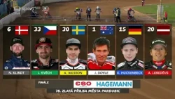 Finále 78. ročníku plochodrážního závodu o Zlatou přilbu města Pardubic s Janem Kvěchem