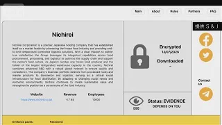 Nichirei Acknowledges Potential Personal Information Leak—First Confirmation Following Cyberattac...