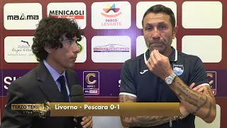 Livorno - Pescara 0-1, Buscè: "Good first half. We went looking for the breakthrough in the final...