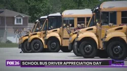 School bus driver appreciation day in Spring ISD