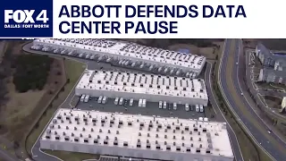 Abbott defends data center pause after Trump's comments