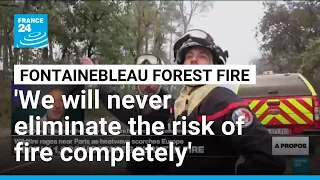 'We will never eliminate the risk of fire completely', expert says as wildfire rages south of Paris
