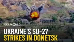 Su-27 destroys Russian position with GBU bombs | Military Mind
