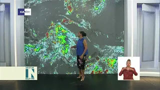 The weather in Cuba: hot and some rain in the western half