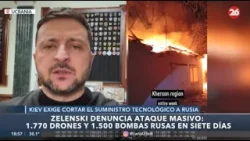 ?? UCRANIA | "Miles de drones y bombas rusas en una semana", denuncia Zelenski