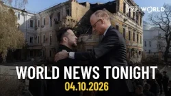 Russia strikes Kyiv during German Chancellor’s visit | World News Tonight
