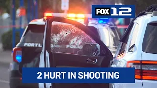 2 people shot, injured at parking lot in NE Portland
