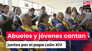 Canevaro Home residents sing with emotion ahead of Pope Leo XIV's arrival