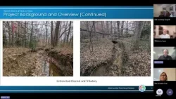 Rabbit Branch Tributary at Hickory Farms Stream Restoration Project Meeting, Feb. 26, 2026