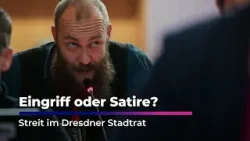 Eingriff oder Satire?Streit um Präsentation im Stadtrat I Sachsen Fernsehen