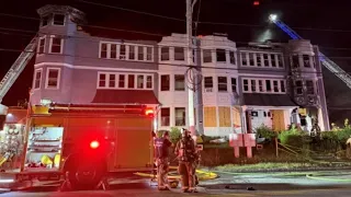 Crews respond to second fire at abandoned Lewiston building