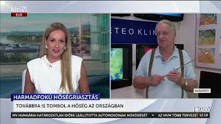 Továbbra is tombol a hőség az országban - HírTV