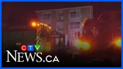 Apartment building evacuated during fire in central Edmonton