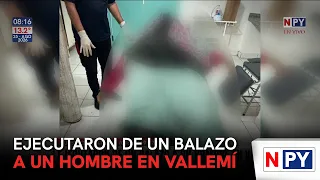 Man executed with a gunshot in Vallemí