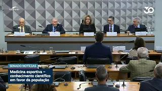 Medicina esportiva e contribuições para saúde: tema de debate no Senado nesta terça