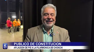 ORQUESTA FILARMONICA DE CHONCHI DESLUMBRO EN EL TEATRO MUNICIPAL DE CONSTITUCION EN SU RECIENTE GIRA