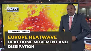 Europe heat dome shifts east as record temperatures and storms hit