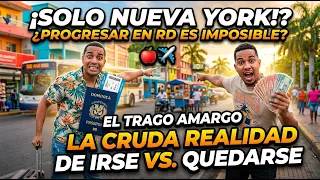 ¿La única salida es NUEVA YORK? ✈️🍎 La cruda realidad de progresar en RD | El bar de mamajuana