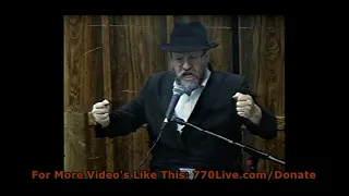 Rabbi Michoel Goldman Speaks at Gimel Tamuz Farbrengen at Chabad Lubavitch World Heaquerters in 770