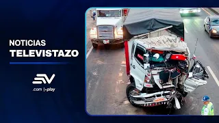 Truck Driver Dies After Crash on Vía Perimetral | Televistazo | Ecuavisa