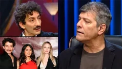 Pergolini wanted to know everything about Juan Minujín's experience with Angelina Jolie and Salma...
