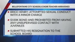 Bellefontaine City Schools choir teacher arraigned