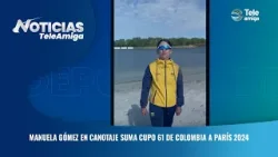 Manuela Gómez en canotaje suma cupo 61 de Colombia a París 2024 - Noticias Teleamiga