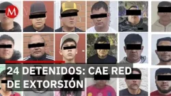 Fueron detenidos 24 presuntos extorsionadores en varias alcaldías de la CdMx