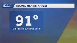 Naples breaks record high temperature for March 6