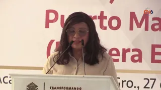 Leticia Lozano addresses request from Puerto Marqués residents and announces construction of canopy