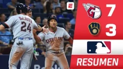CLEVELAND GUARDIANS vs TAMPA BAY RAYS | Juego 1 Serie de Campeonato | Highlights | Resumen | MLB