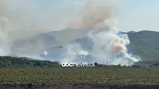 Zjarri përfshin fshatin Kalivaç në Lezhë, rrezikohen banesat| ABC News Albania