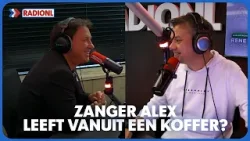 Zanger Alex Leeft Vanuit Een Koffer? - Hoogtepunten Studiobezoek Zanger Alex