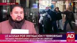 Nilton Condori spent the night in police custody