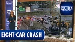 Eight-Car Pileup Blocks Lanes on SB I-15 in Bountiful, Big Delays